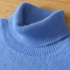 Men's Turtleneck 100% Mink Cashmere Sweater Men 2023 Autumn and Winter Large Size Loose Knitted Sweater Keep Warm Top Men Jumper 5