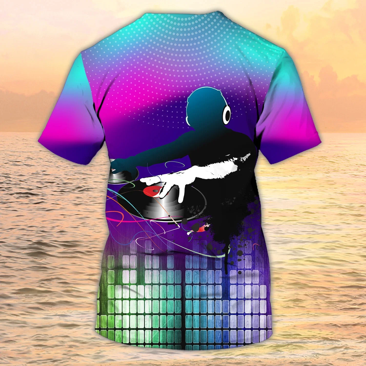 Neueste Sommer Mode männer DJ T-shirt Personalisierte Name DJ Live disco 3D Gedruckt t shirt Unisex Casual Hip hop t-shirt DW117 – Detail 29