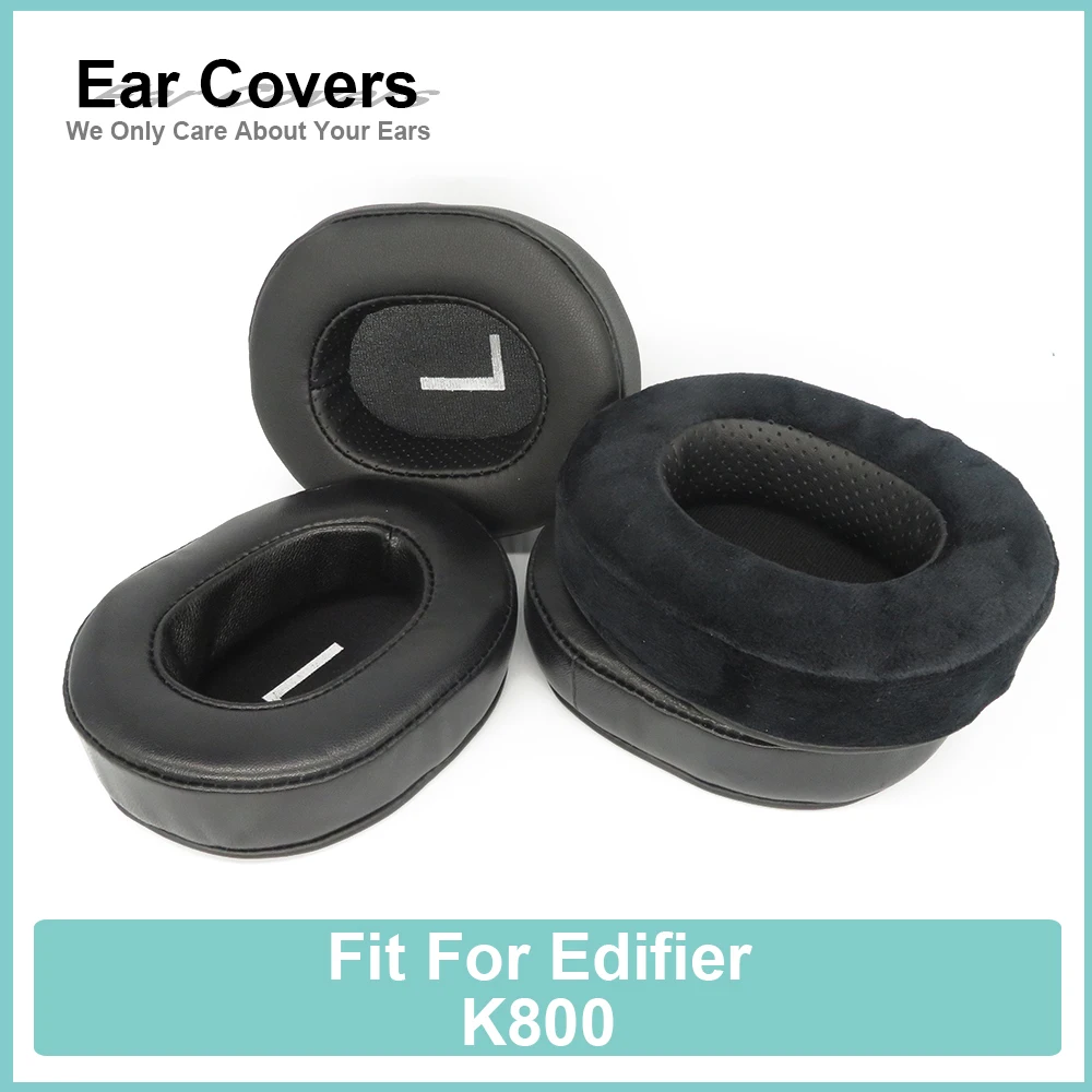 

Earpads For Edifier K800 Headphone Earcushions Protein Velour Sheepskin Pads Foam Ear Pads Black Comfortable