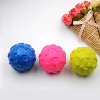 Dog Toy Bone Head Ball Pets Grinding Teeth Stick Toothbrush Dog Bite Rubber Sound Making Toy Tpr Material Pet Toy Sounding Toys 4