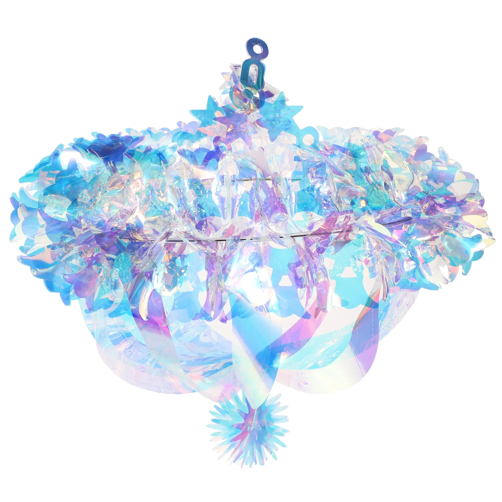 

Banner Happy Birthday Iridescent Chandelier Hanging Valentines Day Decorations for The Home Christmas Ceiling Anniversary