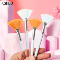 KSHBO 3pcs Practical Facial Brushes Fan Makeup Brushes Soft Portable Mask Brushes Cosmetic Tools for Women Ladies Girls Tools 2