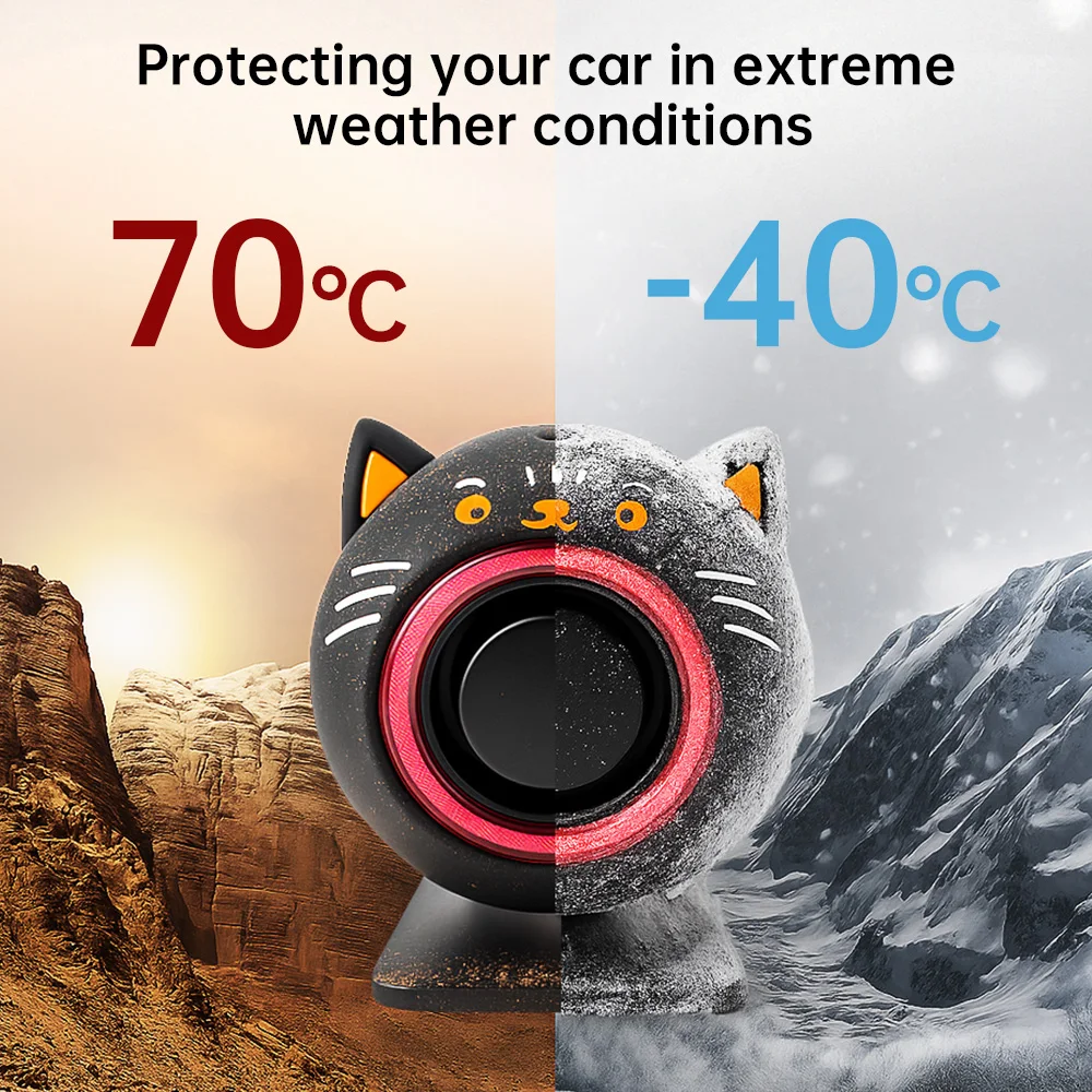 High-Intensity Car Anti-Theft Alarm with Vibration Sensor and Visual Alert