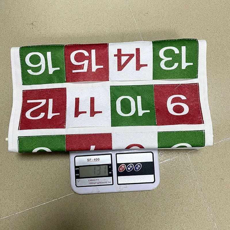 Winterdier Thema Kerstkalender DPKOW Adventskalender Met 24 Zakken, Vul Je Eigen Adventskalender Vulbare Adventskalender 24 Zakken