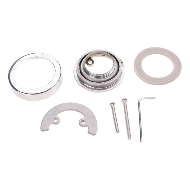 Copper-Kitchen Sink Cold Hot Faucet Accessories Base Fixed Screw Nut Water Tap Pipe Connector For Bathroom Hardware