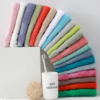 20 Colors Handkerchief Towels High Quality Cotton Small Towel Solid Color Soft Thick 34*34cm for Adults Kids Hand Towels toalhas 5