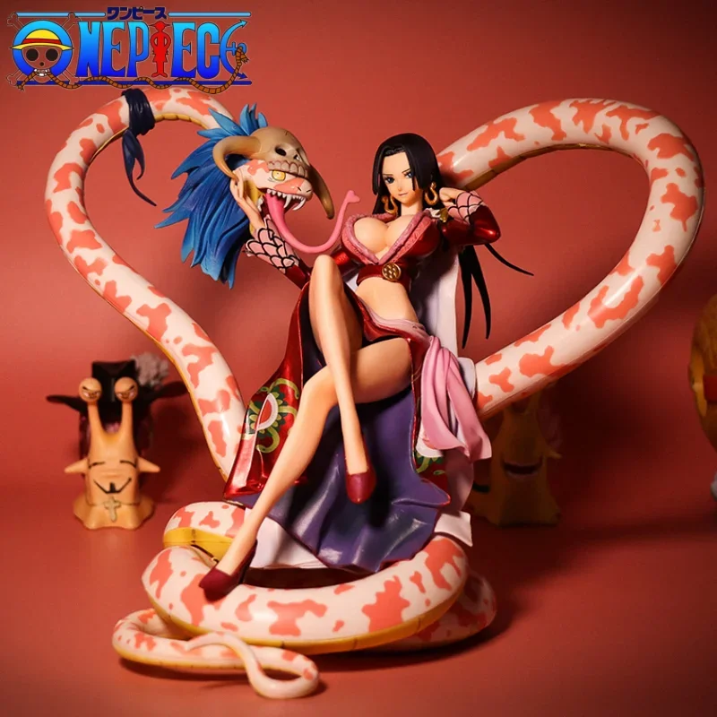 

One Piece Anime Figure Garage Kit Boa Hancock Decorative Toys Pirate Empress Action Toy Figures Hobbies Christmas Toy Gifts