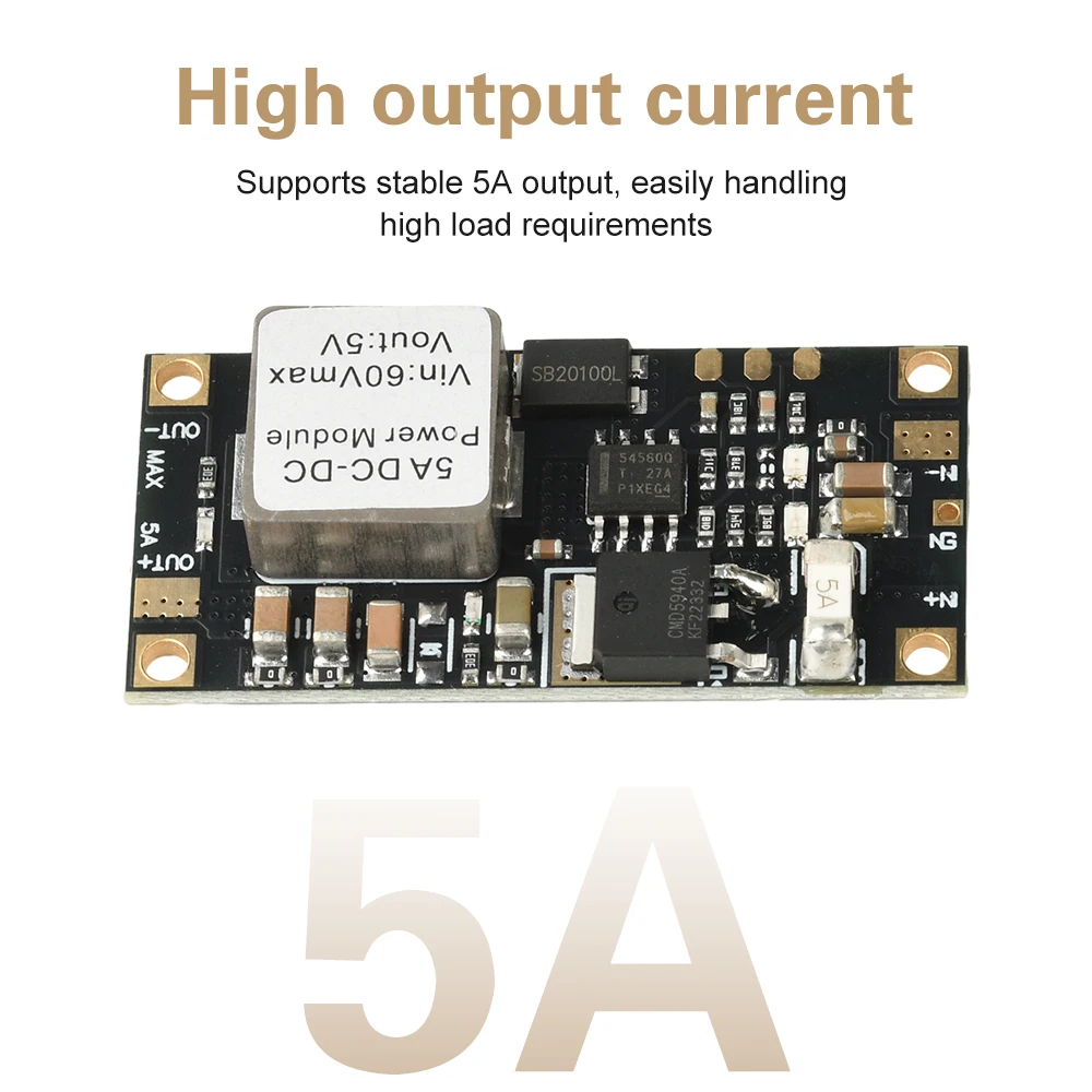 Compact Voltage Stabilizing Step-Down Module with Adjustable Output