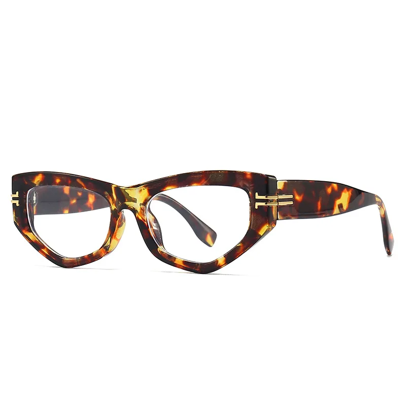 Vintage Irregular Cat Eye Women's Reading Glasses Luxury Designer Prescription Eyeglasses Frames Anti Blue Light Optical Glasses 3