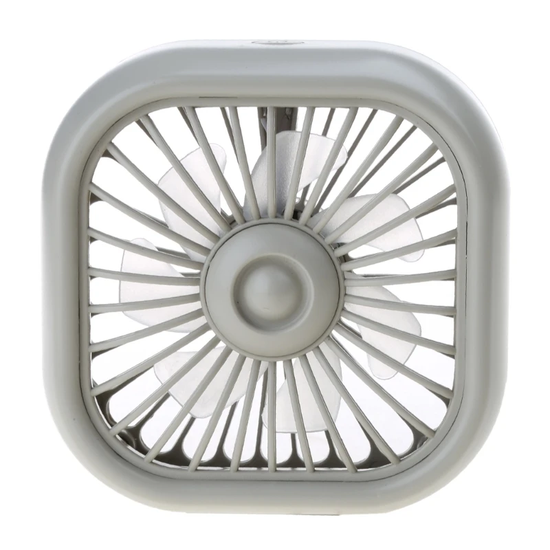 2.5W 자동차 팬 USB 팬 3개 속도 및 360° 회전식 에어컨 냉각 팬