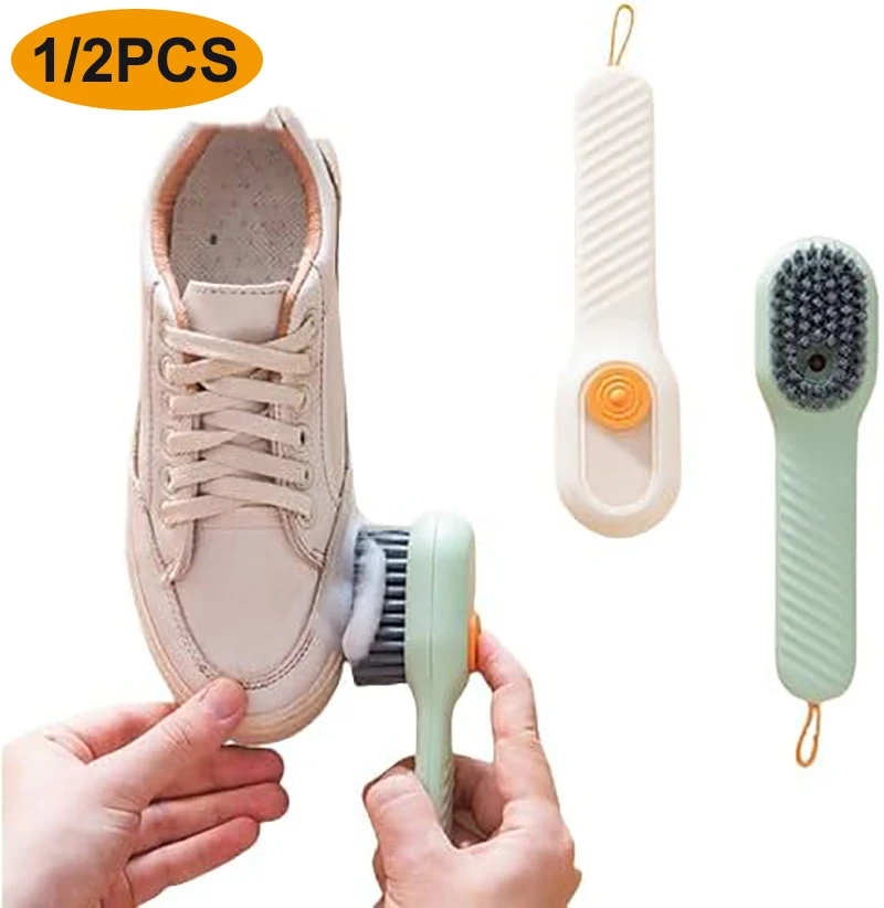 Shoe brush laundry brush 1/2PCS multifunction cleaning long handle