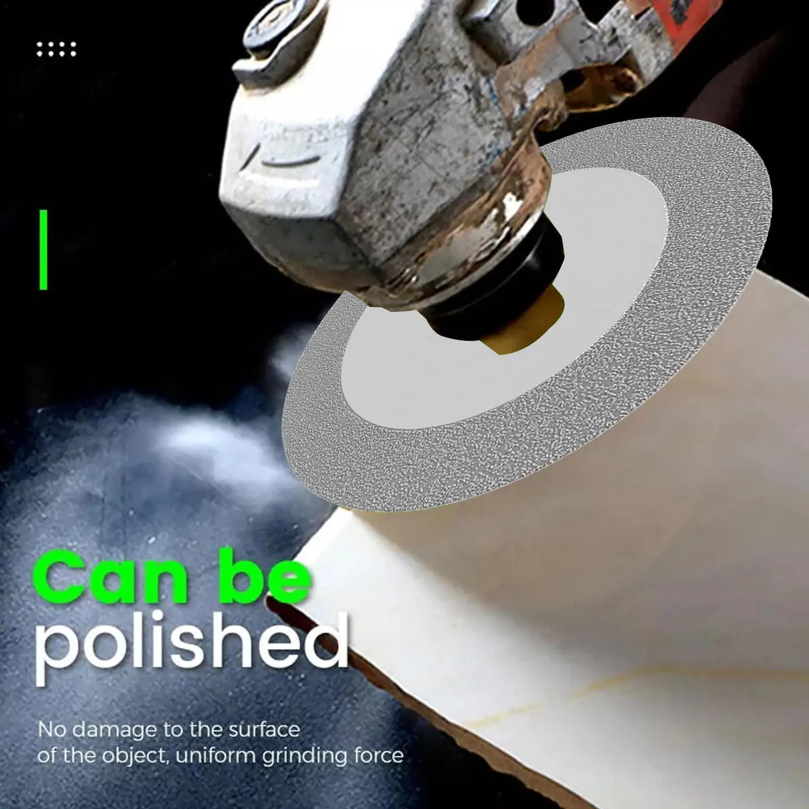 

100mm Glass Cutting Disc Diamond Marble Saw Ceramic Tile Jade Special Polishing Cutting Sharp Brazing Grinding Disc