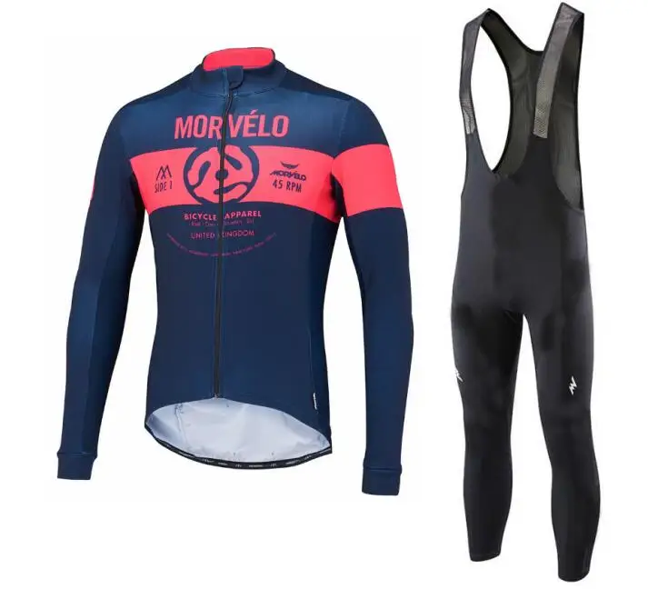 New morvelo Team 2023 Sportswear long Sleeve cycling jersey Breathable shirts Bicycle bike MTB Ciclismo cycle clothing bib Pants