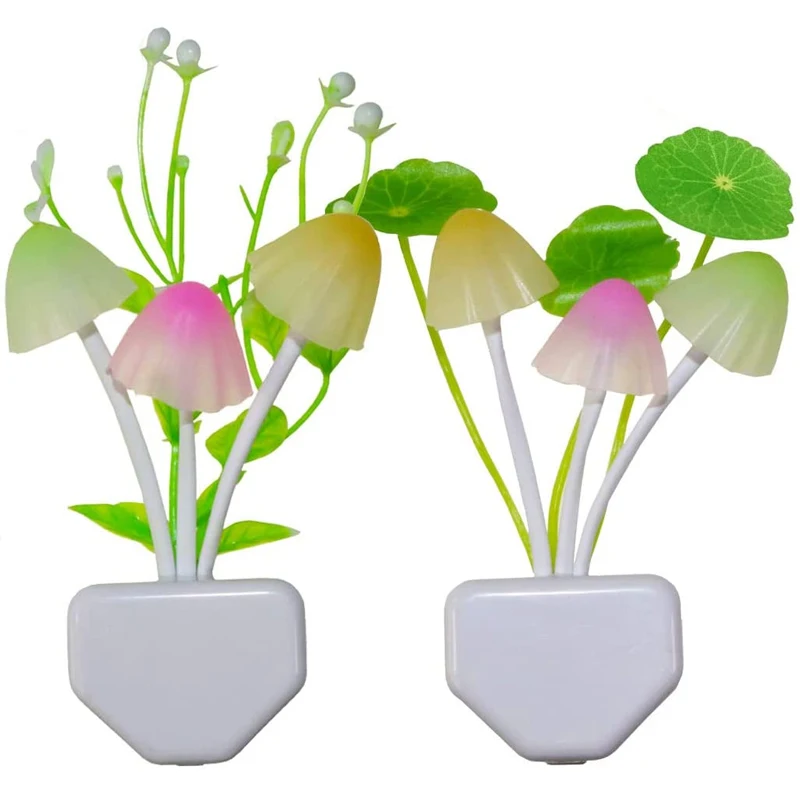 LED Sensor Night Light Mushroom Silicone Nightlights for Adults Kids US/EU Plug 110V/220V 1PC led night light night light led night lamp