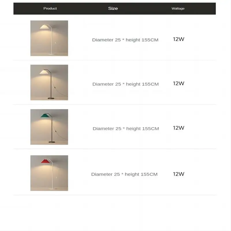 북유럽 럭셔리 스타일 LED 플로어 램프, 주름 디자인, 거실, 소파, 침실용 심플한 수직 분위기 조명