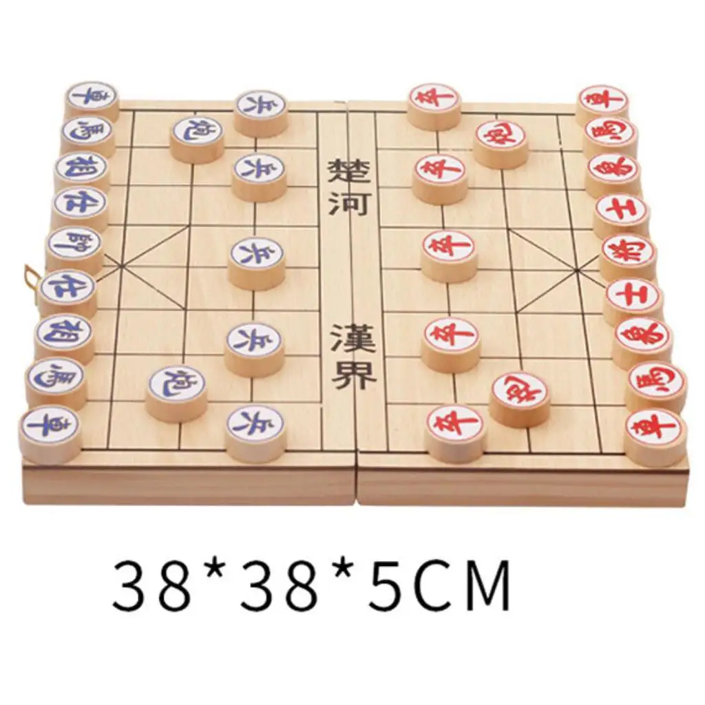 Yernea novo jogo de xadrez chinês madeira dobrável xadrez peças de cristal  brilhante folha ouro xadrez upscal xadrez bom presente - AliExpress