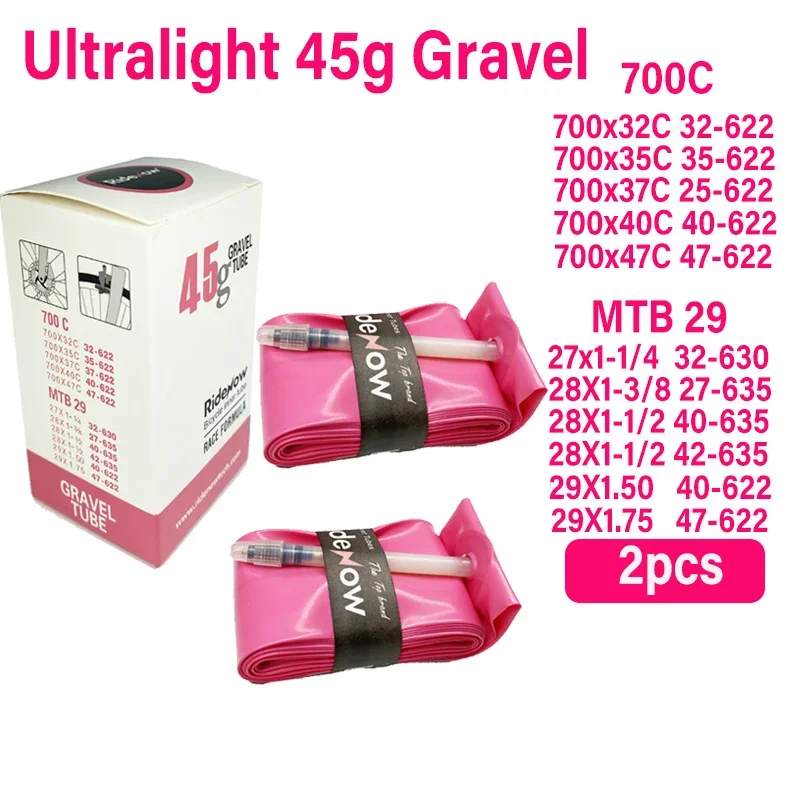 Ultralight TPU Inner Tube for Road and Gravel Bikes with French Valve