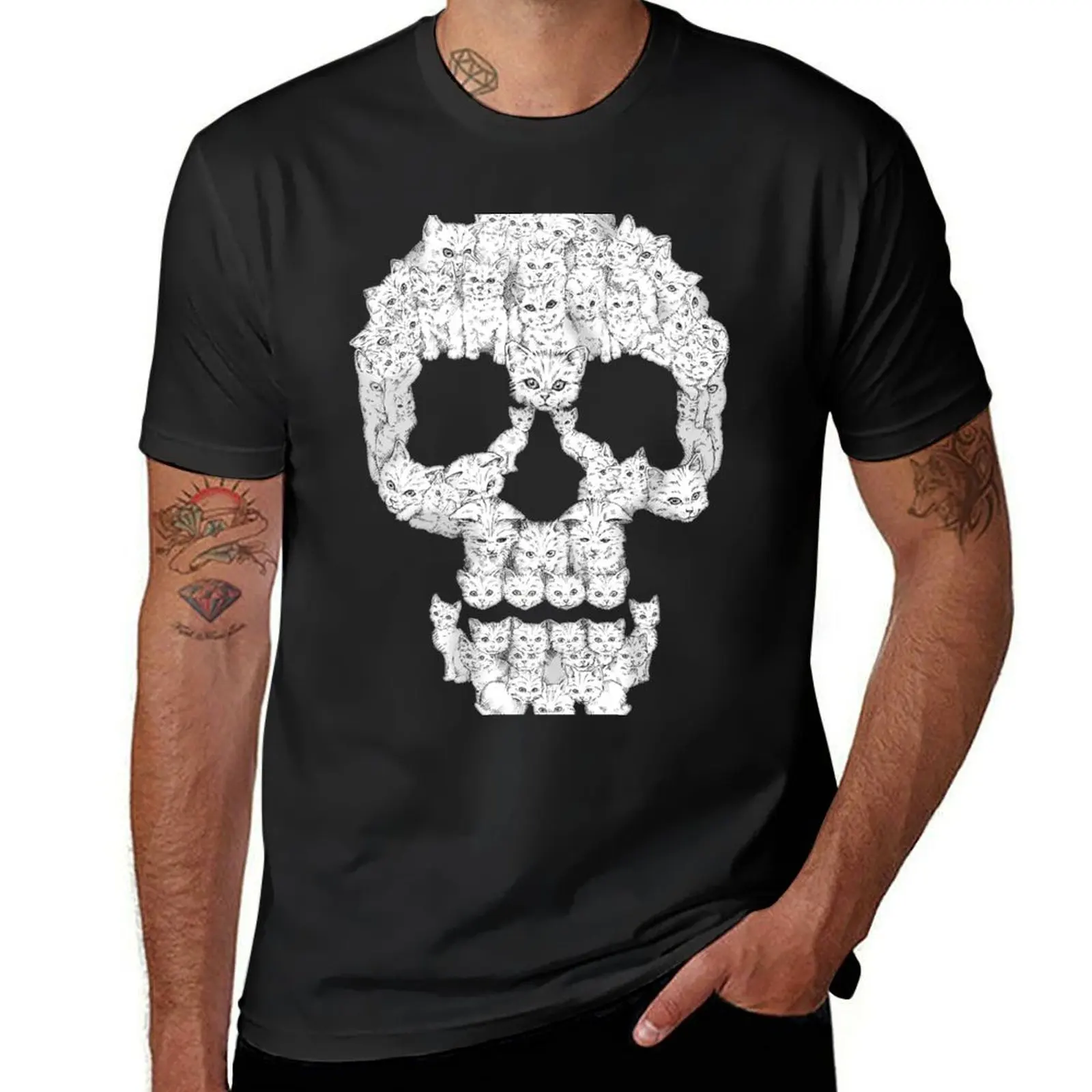 

Skulls are for Pussies T-Shirt tops heavyweights oversized t shirts for men