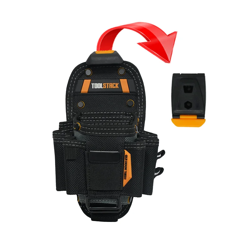 툴스택 기술자용 10포켓 파우치 정비사 전용 드라이버 공구 가방 허리 공구 세트 정리 벨트 파우치 공구 액세서리