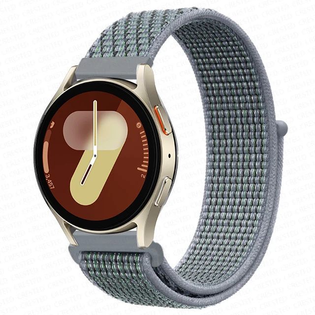 Versatile Nylon Loop Bracelet for Smartwatches - 22mm/20mm Band