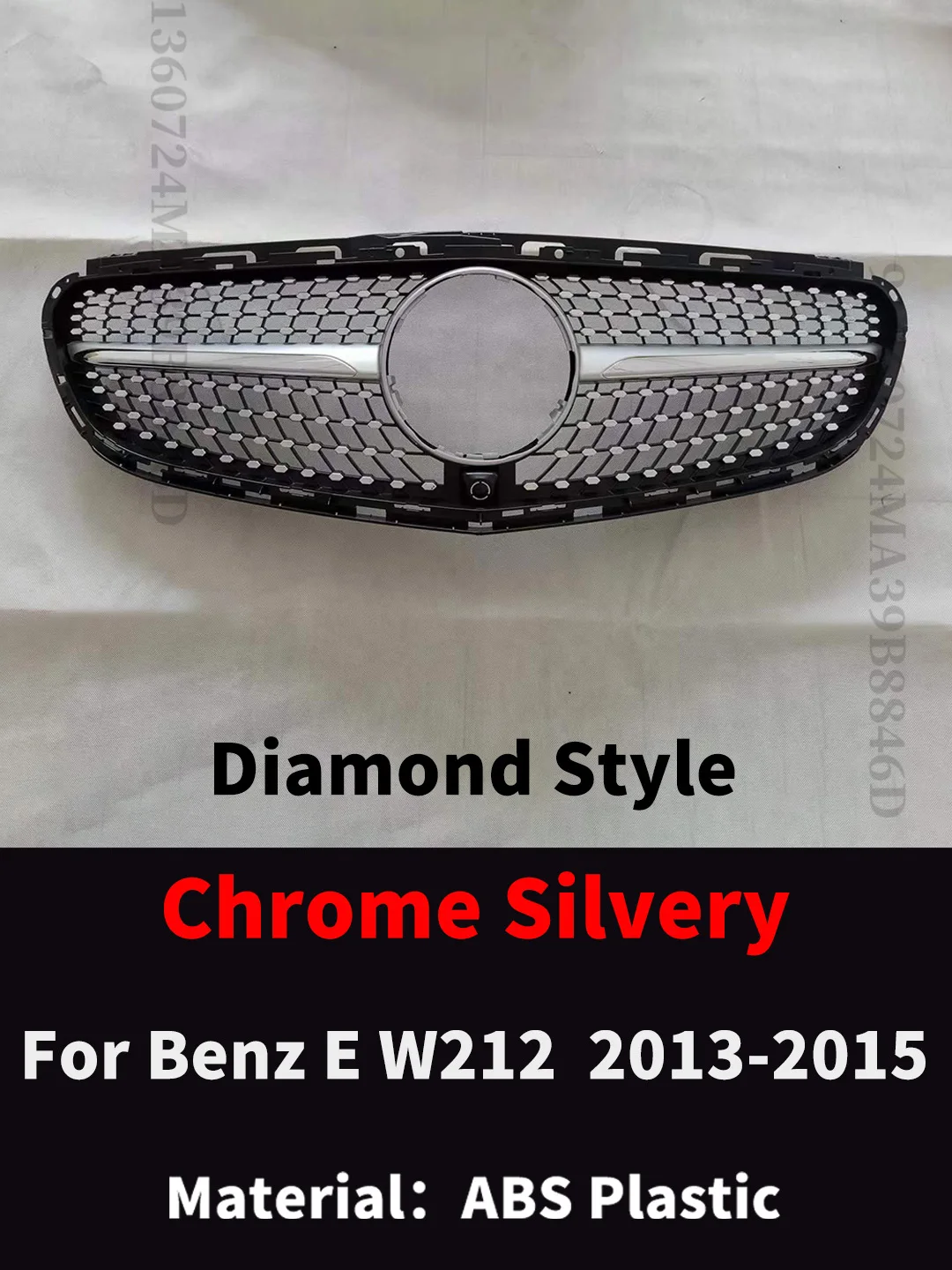 Front stoßstangen gitter Mesh Grid Tuning Zubehör für Mercedes Benz E Klasse W212 2014-2017 e260 e300 e350 e200 gt Diamant grill – Detail 13