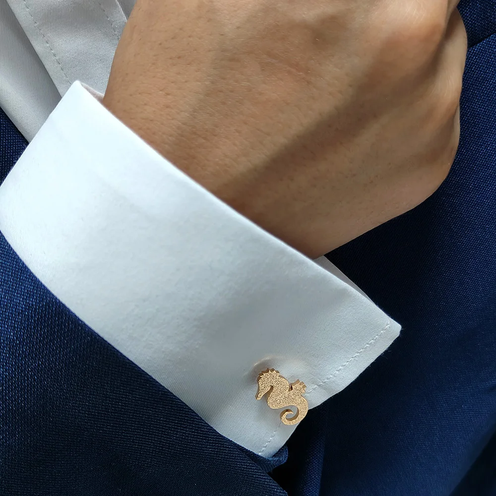 

Mens Cufflinks Seahorse Cufflinks Gifts for Men Gemelos Les Boutons De Manchette by Cuffarts