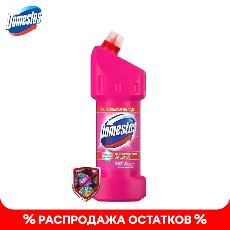 Cleaning agent Domestos maximum protection pink storm, 1,5 L Household