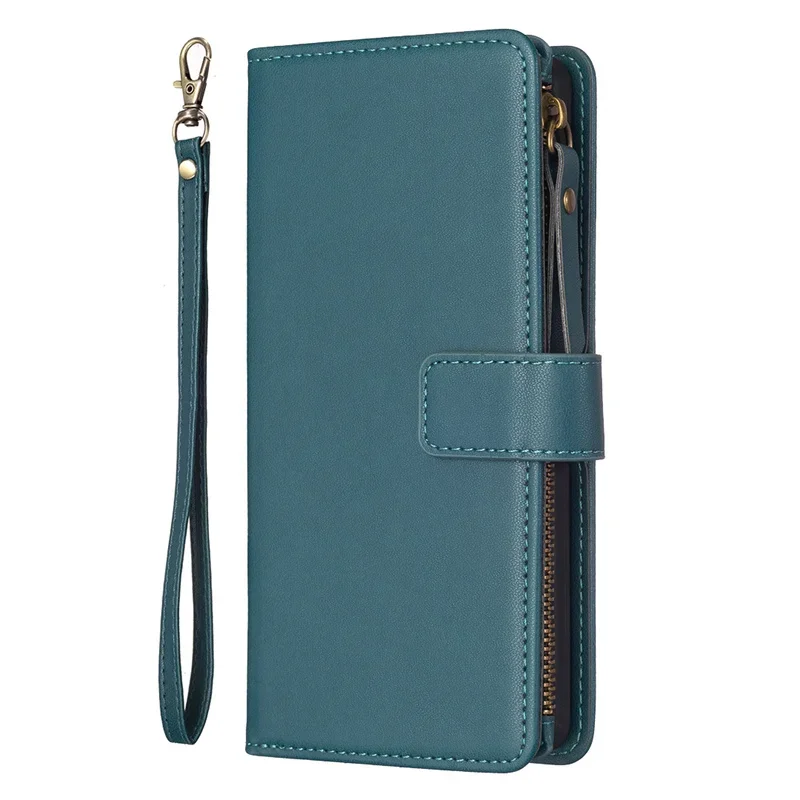 Zipper Leather Book Case for Samsung Galaxy - Premium Protective Cover