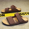 Men's Cork Casual Slippers Summer Outdoor Anti slip Beach Shoes Fashion Youth Breathable Comfortable Versatile Trendy Sandals