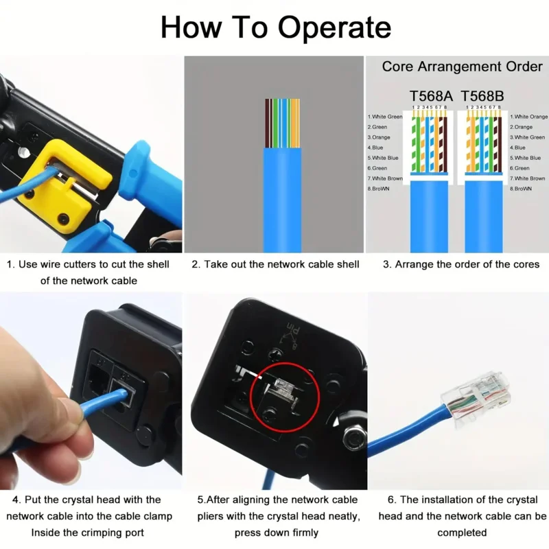 100pcs RJ45 Cat6 Cat5 Connector Terminal Gold Plated 8P8C Ethernet Pass Through Plug
