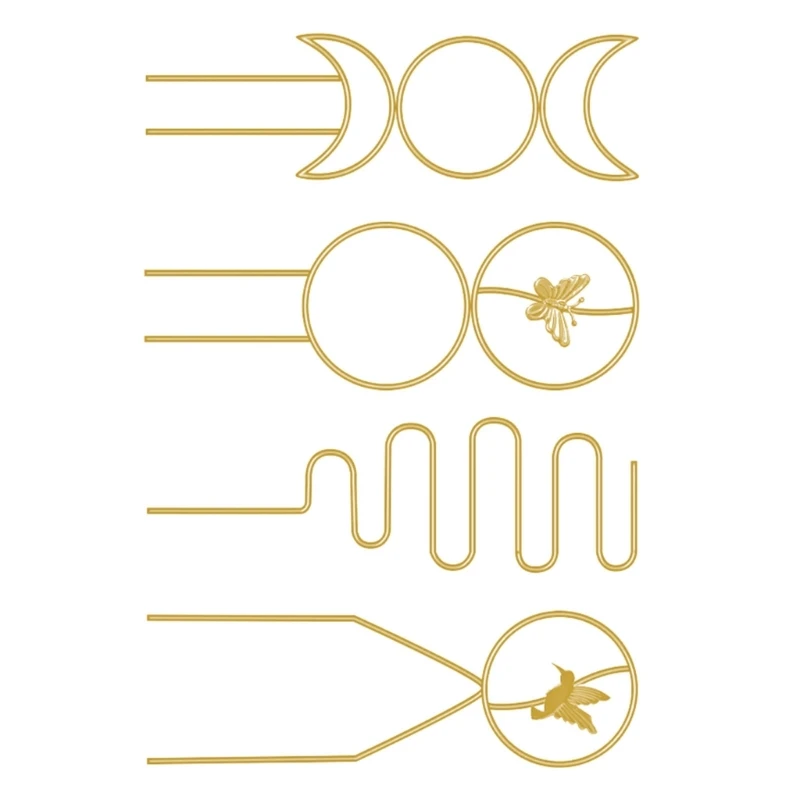 

Q1JB 4Pcs Indoor Plant Garden Plant Support Metal Trellis for Climbing Plant Support