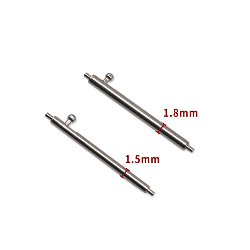 Quick Release Stainless Steel Watch Band Spring Bars - 20pcs, Multiple Sizes