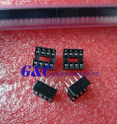 

100 шт. 8-контактный 8-контактный разъем DIL DIP IC для монтажа печатной платы