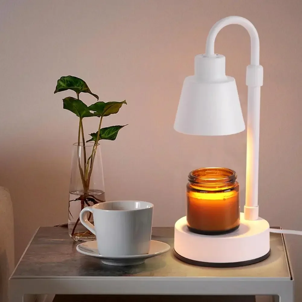

Retro Electric Wax Melt Lamp Dimmable Table Lamp for Home Furnishing Spa Club Candle Warmer Light Candle Melting Aromatherapy