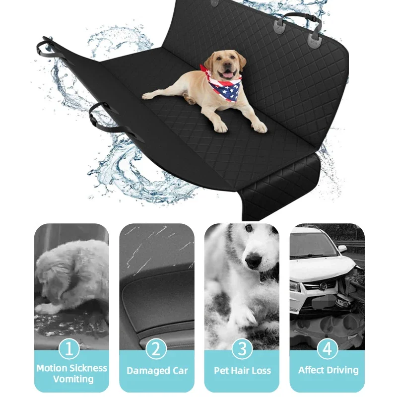 

Dogs Waterproof Hammock Dog Safety Carrier Cover Car Travel Rear Seat Protector Back For Pad Mat Pet
