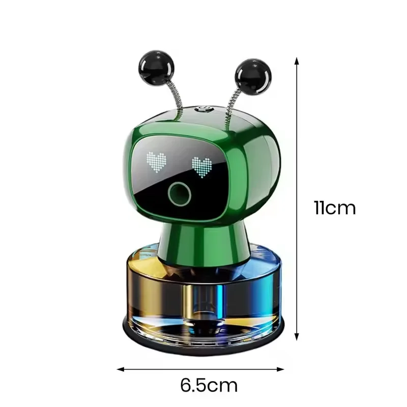 Smart Car Air Freshener AI Rechargeable Aroma Diffuser 4 Levels Adjustable for Car