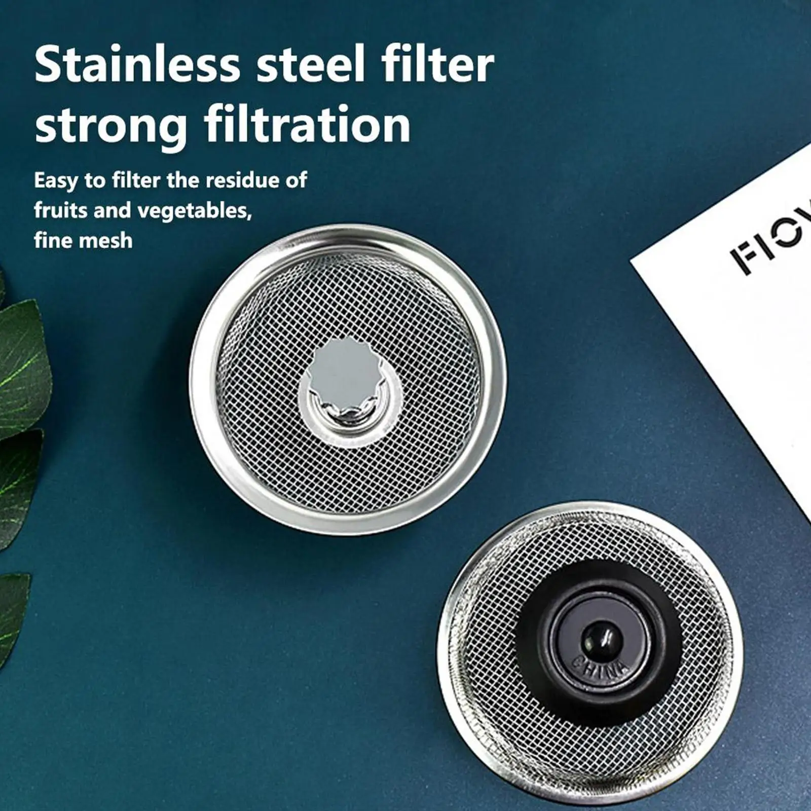 Steel Sink Strainer Mesh Sink Drain Filter Basket Draine Kitchen Home Sink Drain Mesh Floor Accessories Z0W3