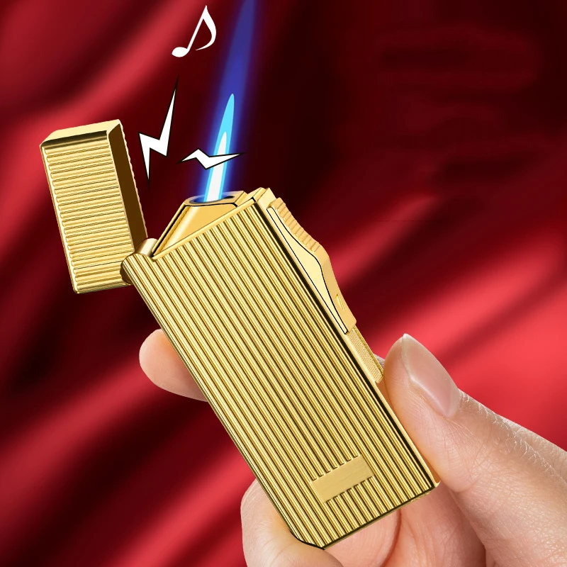 

Windproof Gas Cigarettes Jet Torch Lighter Butane Gas Metal Cigar Mini Lady Lighters Smoking Accessories Gadgets For Men
