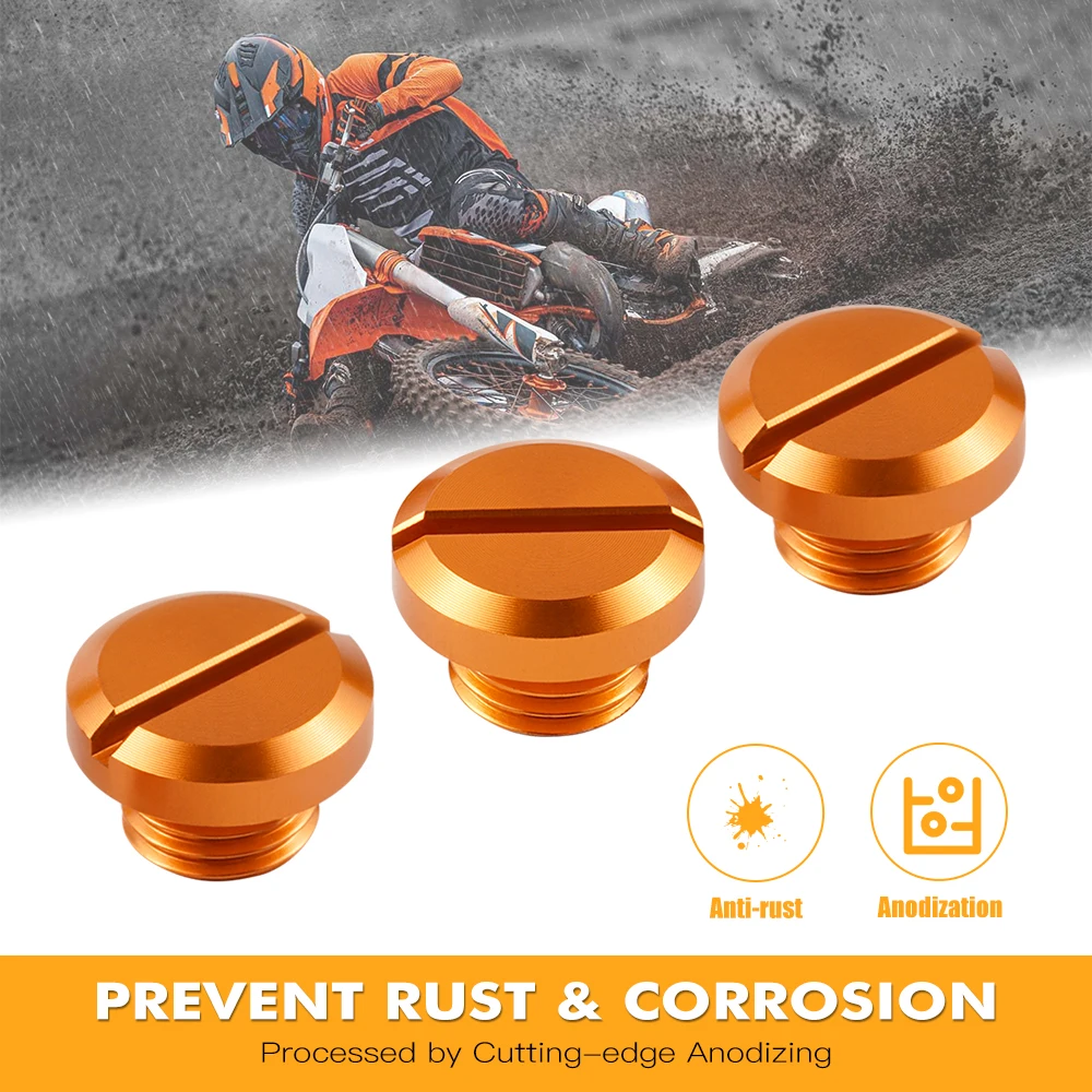 Side Mirror Hole Plugs For KTM Duke 125 200 390 250 690 790 Duke 990 SMT 1290 Super Adventure 1290 SuperDuke GT/R