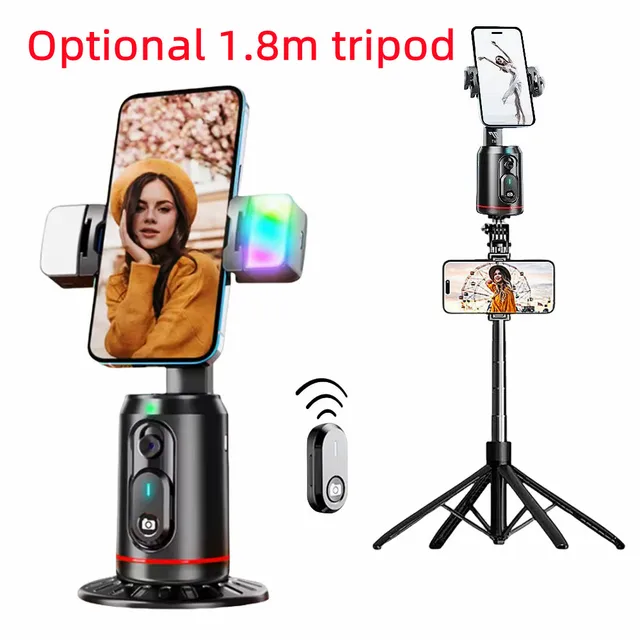 FANGTUOSI 360° Rotation Gimbal Stabilizer tripod Selfie Stick