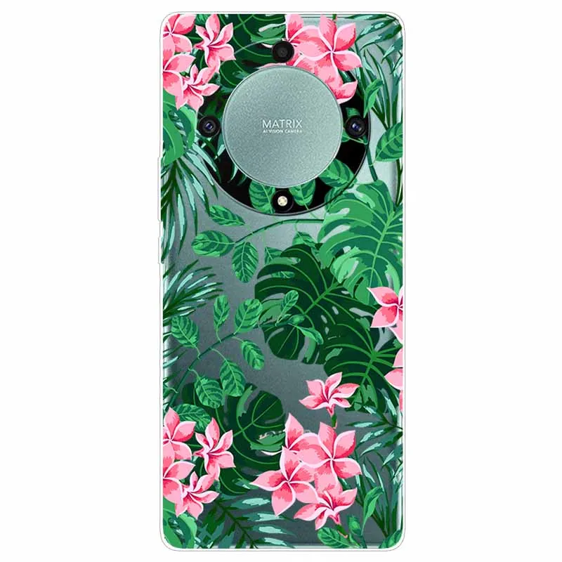 Cartoon Clear Soft Silicone TPU Phone Case for Honor Magic 5 Lite 5G