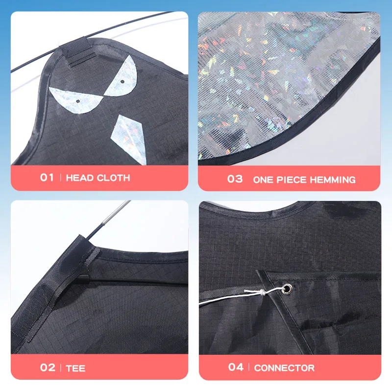47inch Bird repelling Eagle Kite Laser splicing bird removal kite Garden Yard Farm Protect Plants Eagle Paddy Field Kites eagle kite