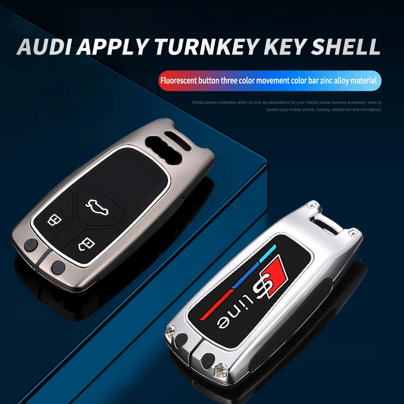 Custodia/cover per Chiave/telecomando per Audi A4 B9 A5 A6 8S 8W Q5 Q7 4M S4 S5 S7 TT TTS TFSI RS Protector Fob Keyless - Sfb3340f7e39d45018adc2924a4c5f5bfE