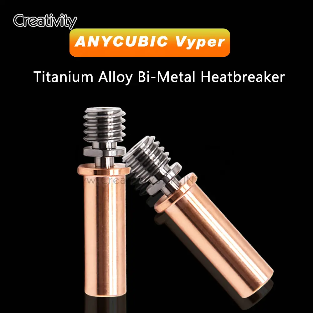 For Ender 3 V2 Neo / Ender 3 Neo/CR-6 SE/Max/CR-5 PRO CR10 Smart CR6 SE All Metal Bimetal Heatbreak Copper Titanium TC4 Throat