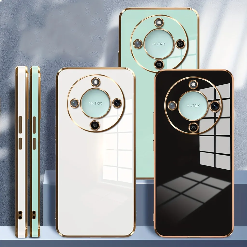 Stylish Ultra-Thin Skin-Friendly Electroplated Bezel TPU Phone Case