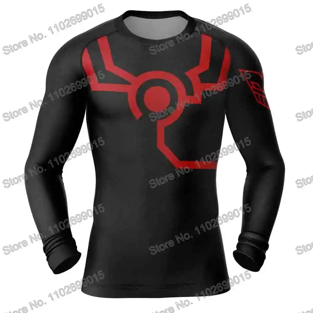 Yusei Fudo Diving T-Shirt Tight Long Sleeve Rash Guard BJJ MMA Swimwear Men Surf Clothing Beach Floatsuit Women GYM Tops Sports