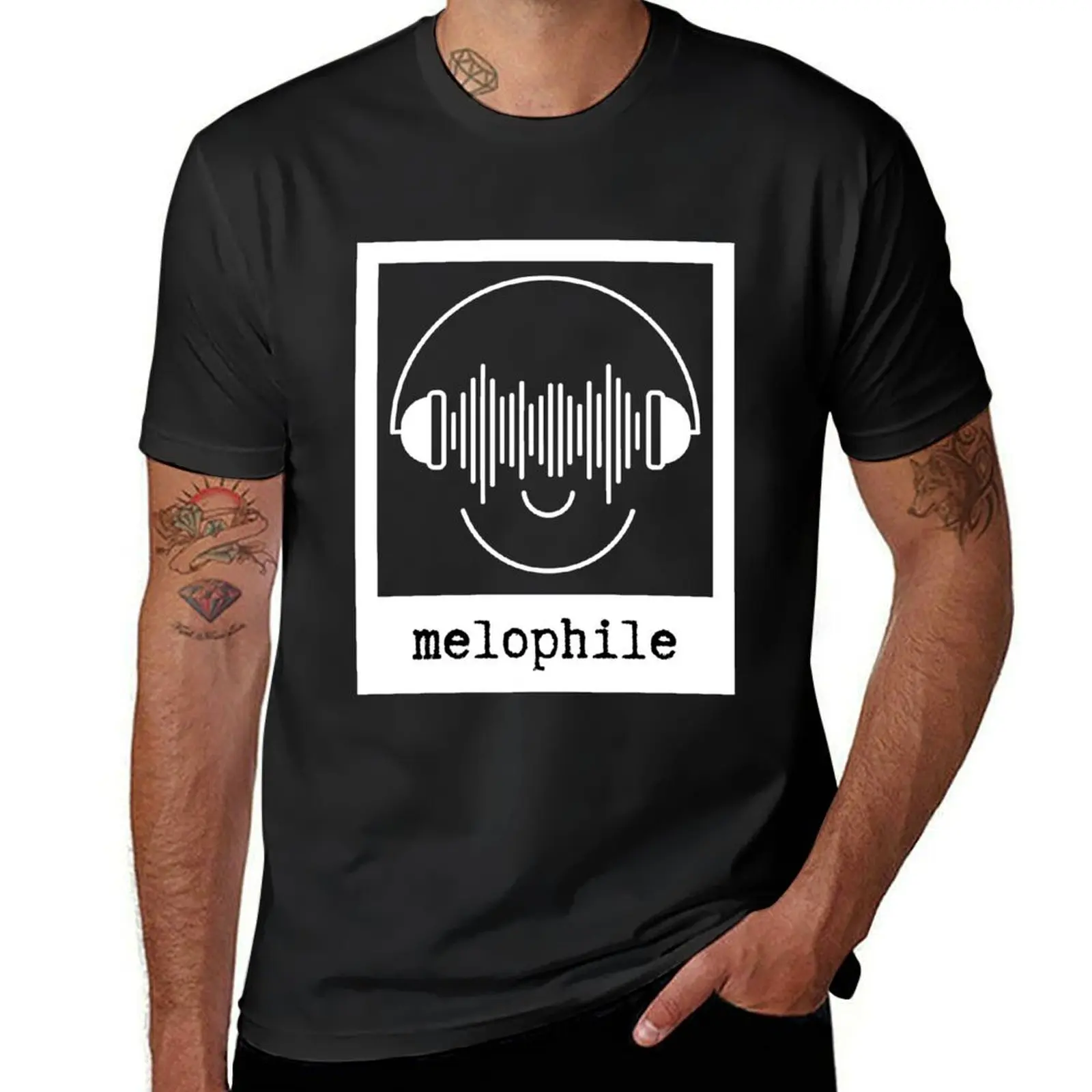 

Melophile (one who loves music) T-shirt Blouse heavyweights big and tall t shirts for men