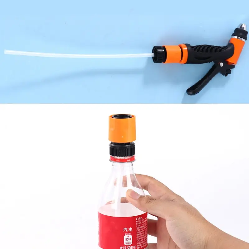 Adapter For Lithium Battery Washer Gun With Coke Bottle High Pressure Gun Hose Quick Connection Wash Accessories