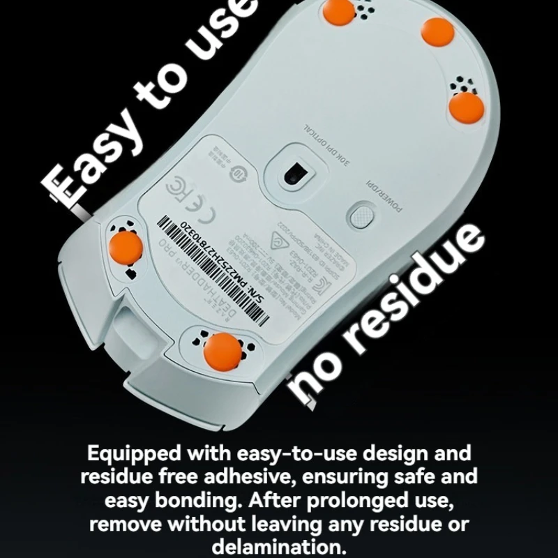 티타늄 U9 에어 e-스포츠 마우스 풋 패드 맞춤형 내마모성 마우스 피트 인체공학적 게이밍 기계식 키보드 액세서리