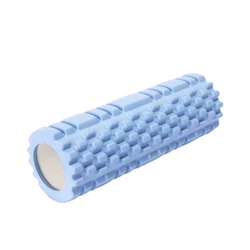 Yoga Foam Roller for Fitness and Massage - 30cm Pilates and Back Exercise Tool (Blue)